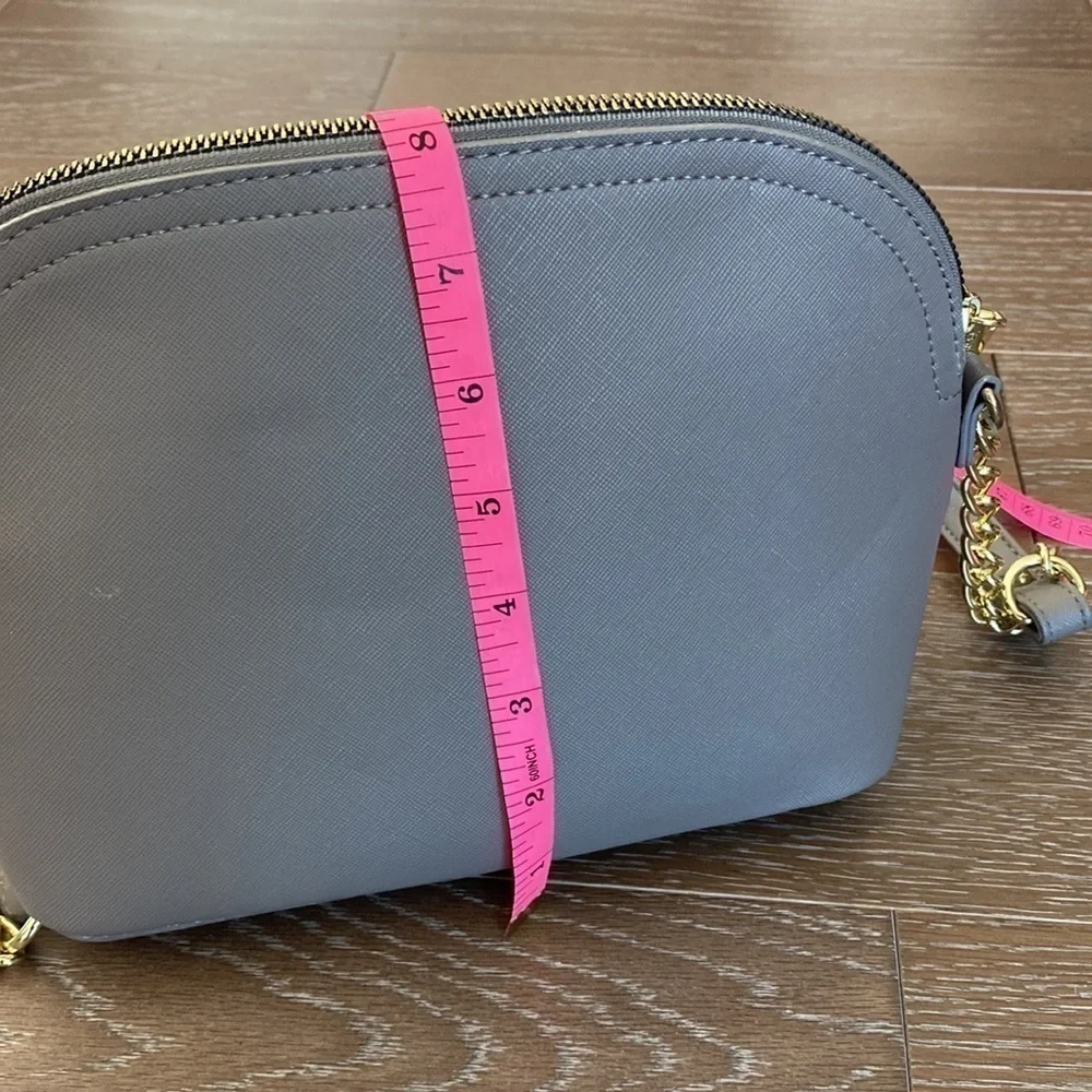 NWOT Betsy Johnson Crossbody Bag | Bow Detail | Gray